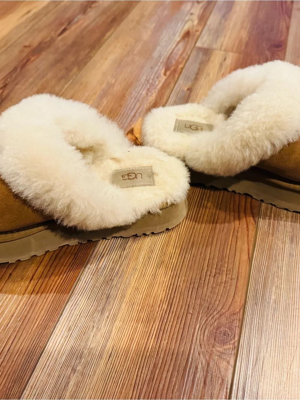 UGG platform slippers